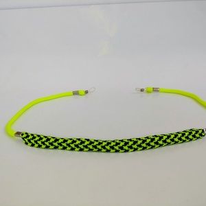 Cotton Pattern Nylon Eyeglasses Cord (Yellow)